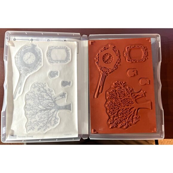 Stampin Up! Rubber Stamps Set "Forever Young" 122572 - Picture 2 of 2